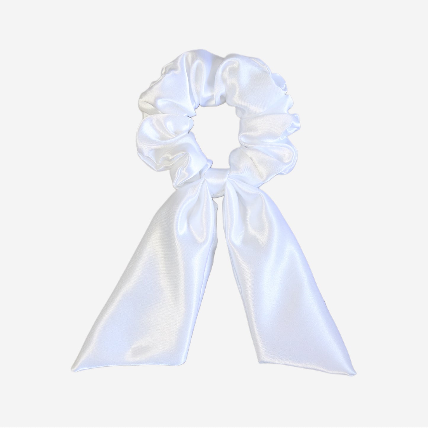 Scrunchie con Code Personalizzabile Bianco