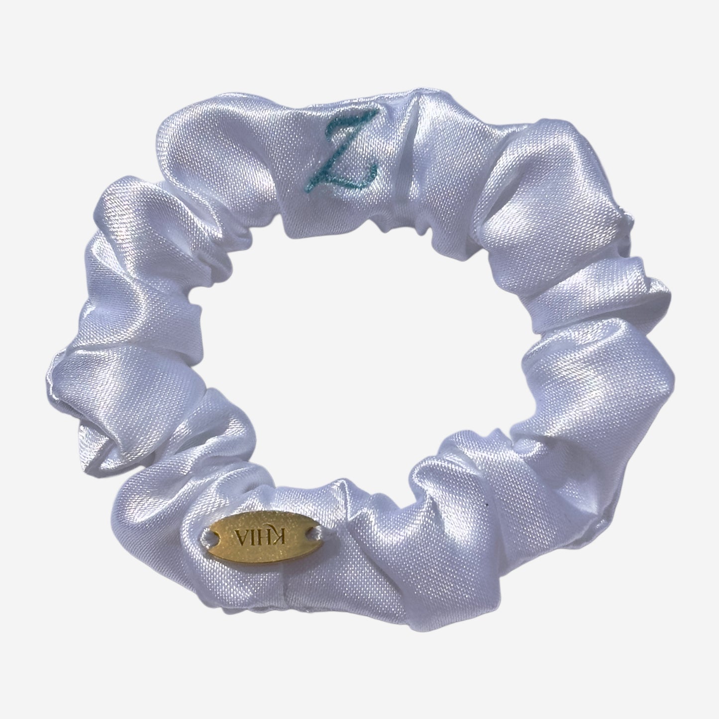 Elastico per Capelli Personalizzabile in Raso Bianco | Piccolo