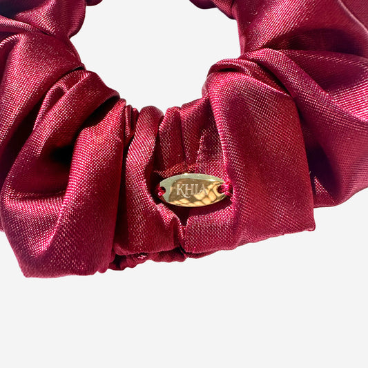 Elastico per Capelli Personalizzabile in Raso Borgogna | Medio
