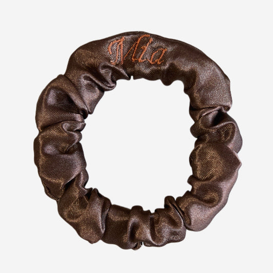 Scrunchie Personalizzabile Marrone | Piccolo