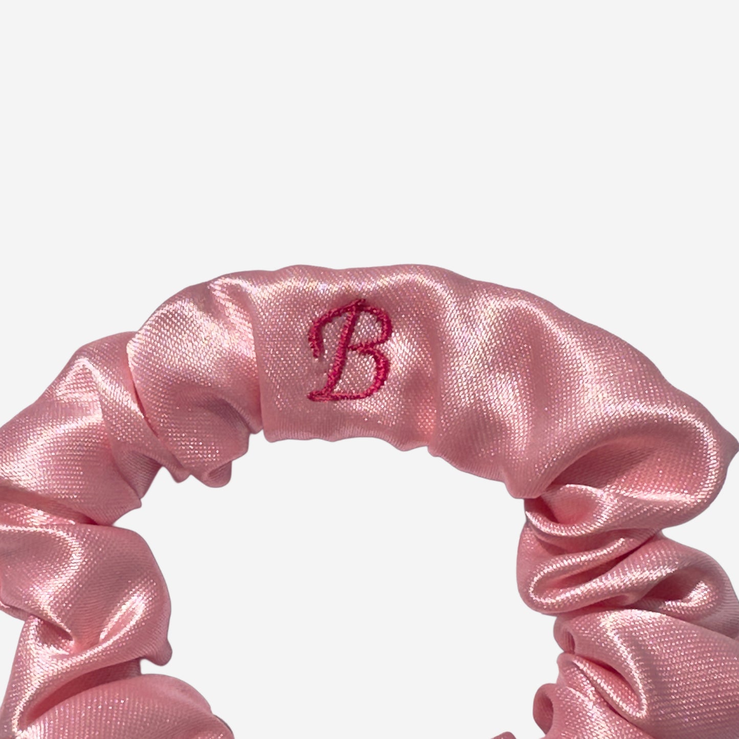 Elastico per Capelli Personalizzabile in Raso Rosa | Piccolo