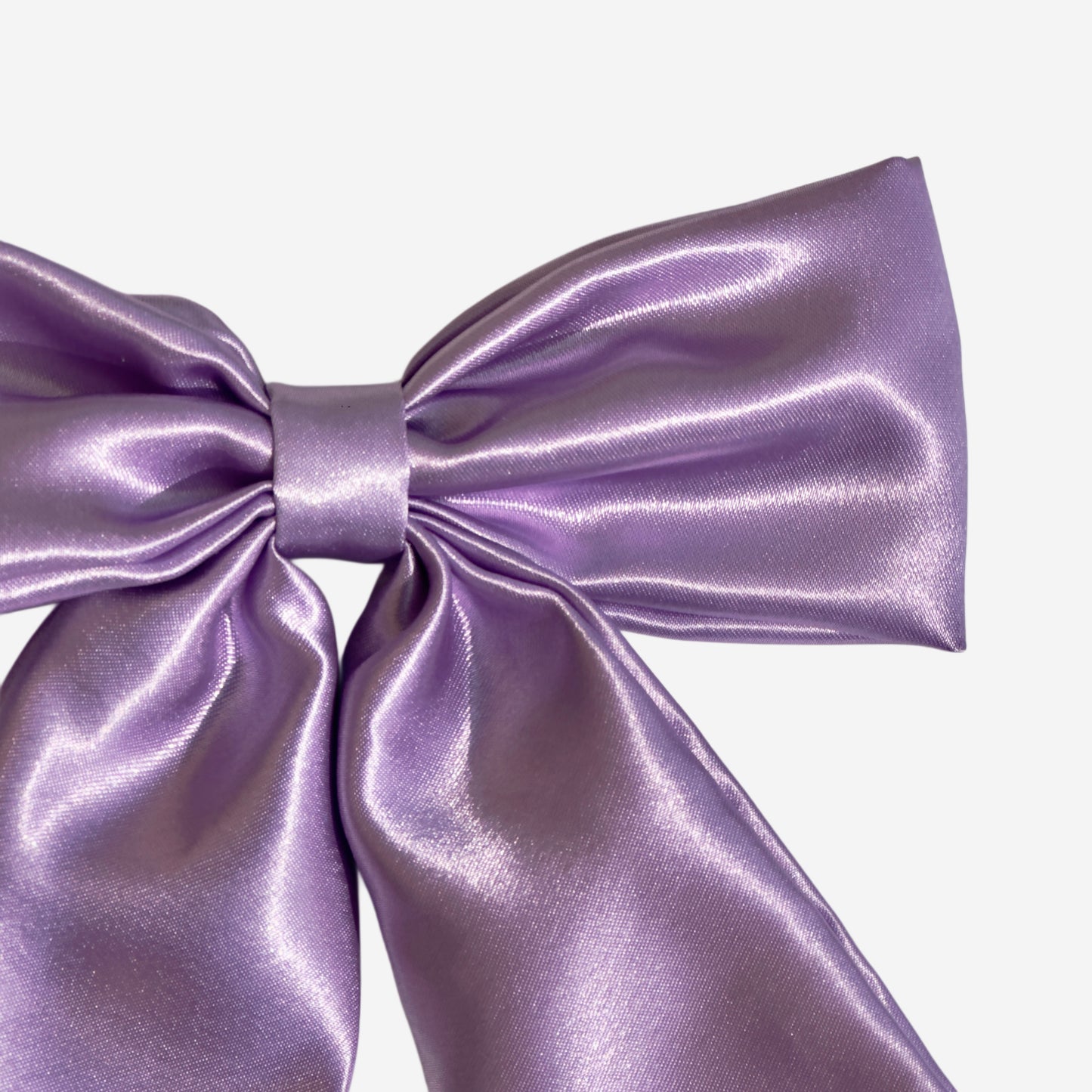 Customizable Satin Hair Scrunchie in Lilac | Medium