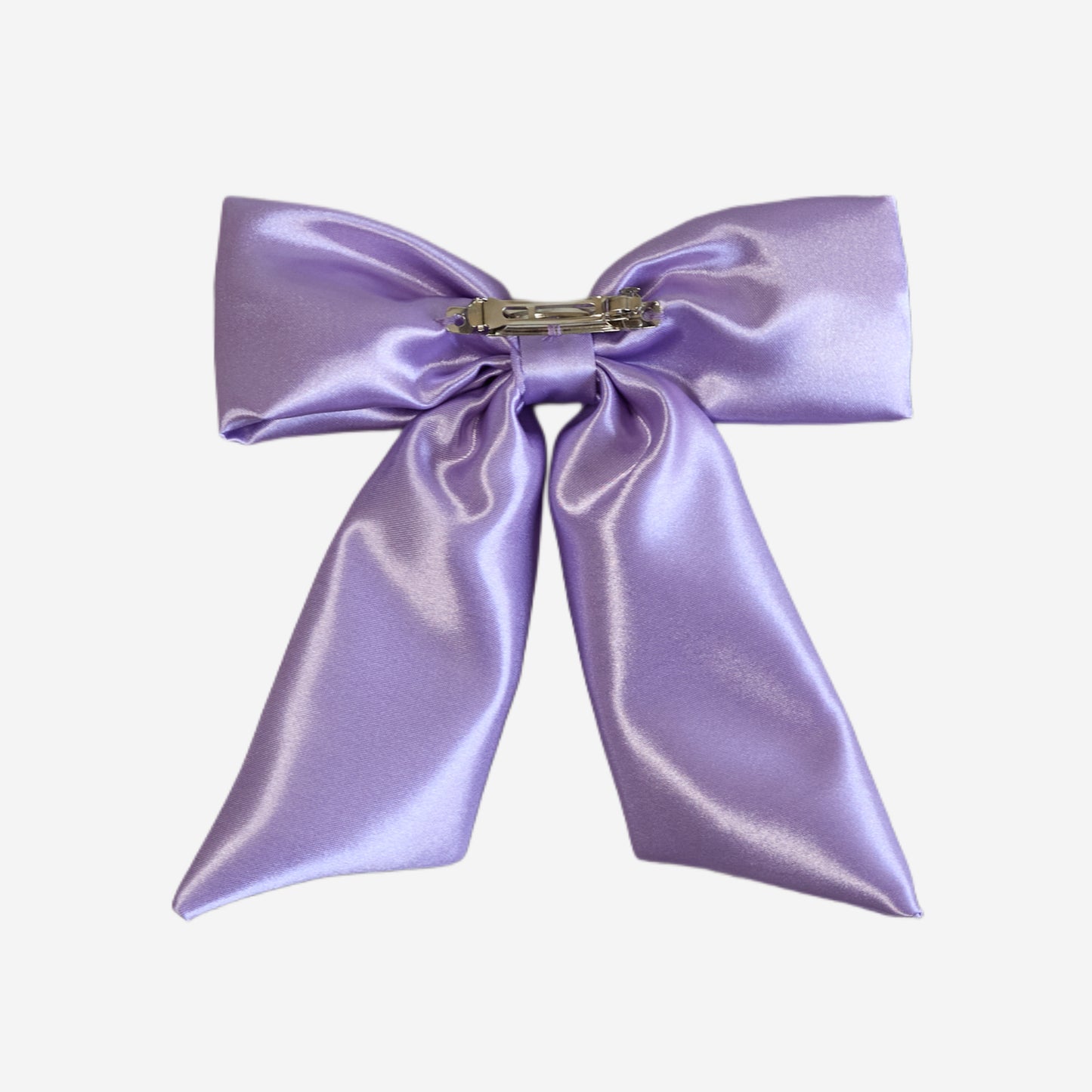 Customizable Satin Hair Scrunchie in Lilac | Medium