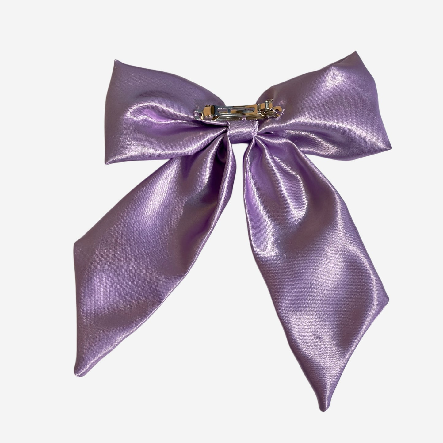 Customizable Satin Hair Scrunchie in Lilac | Medium