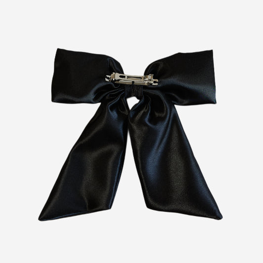 Fiocco Personalizzato in Raso Nero