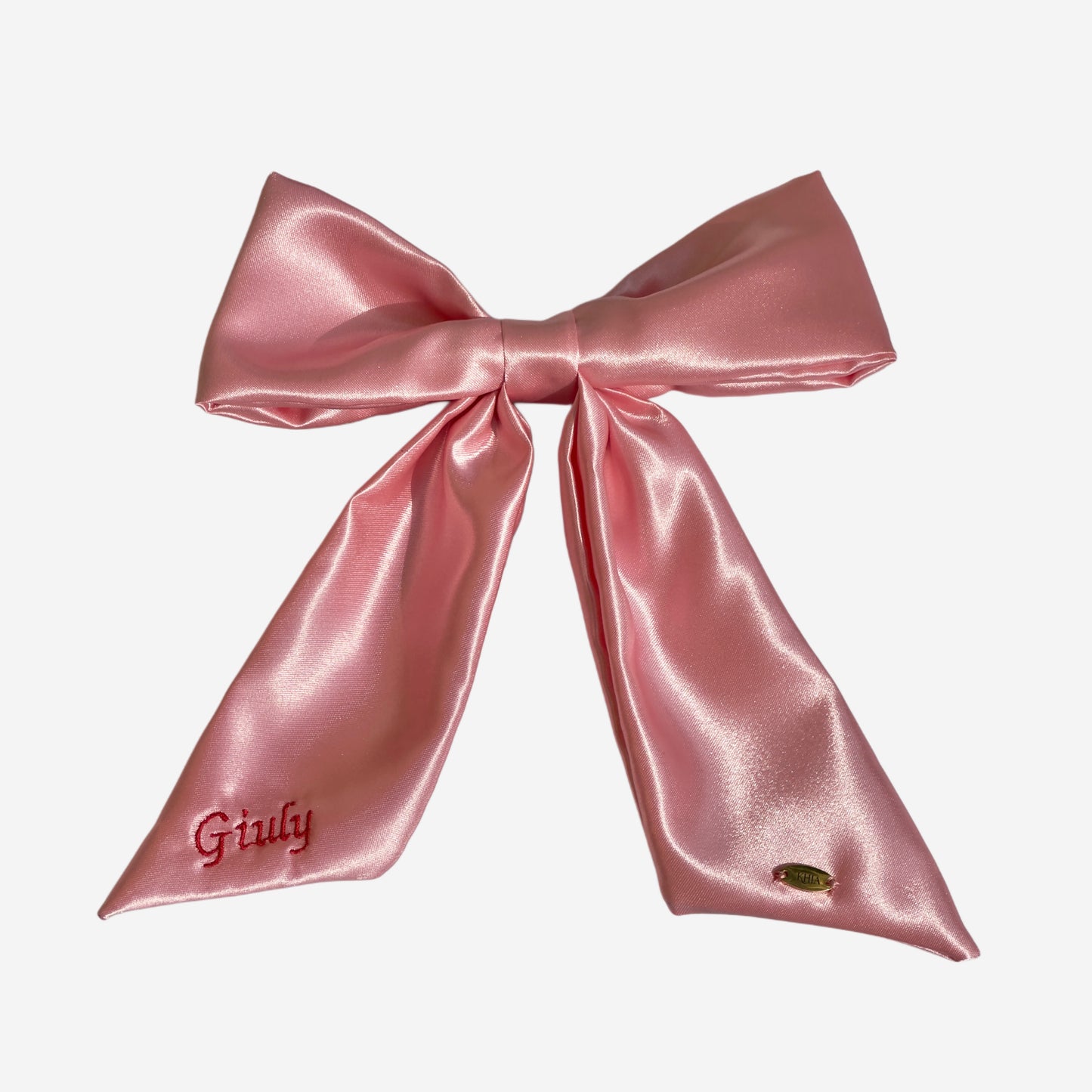Fiocco Personalizzato in Raso Rosa