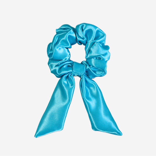 Scrunchie con Code Personalizzabile Azzurro Scuro