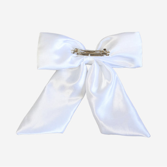 Fiocco Personalizzato in Raso Bianco