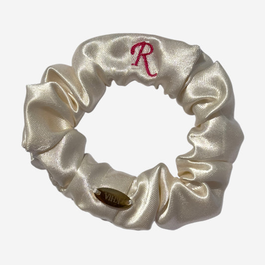 Elastico per Capelli Personalizzabile in Raso Beige | Piccolo