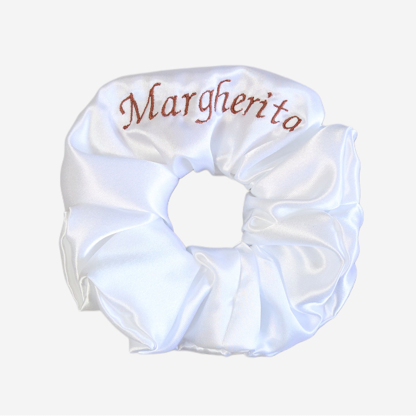 Scrunchie Personalizzabile Bianco | Grande