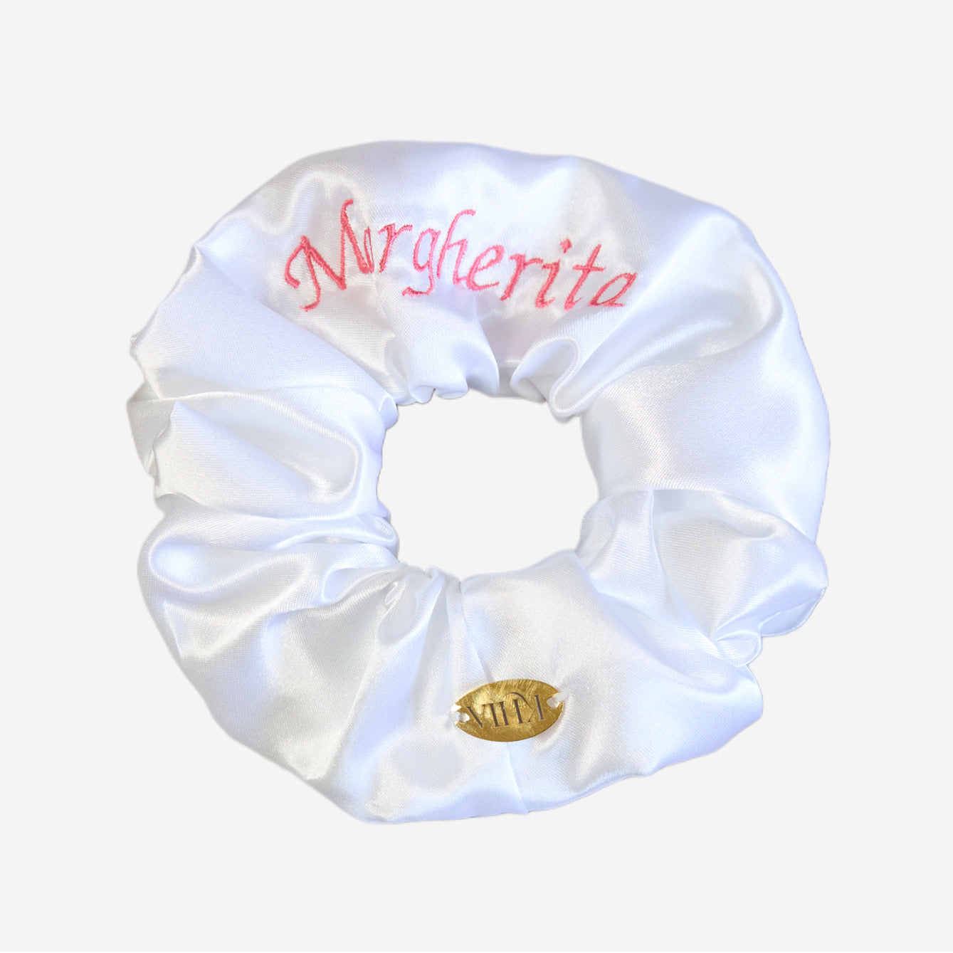 Scrunchie Personalizzabile Bianco | Grande