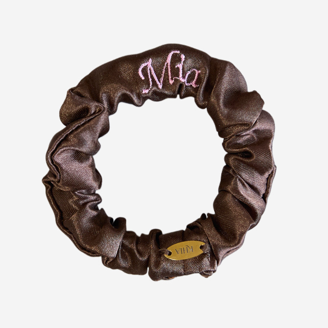 Scrunchie Personalizzabile Marrone | Piccolo