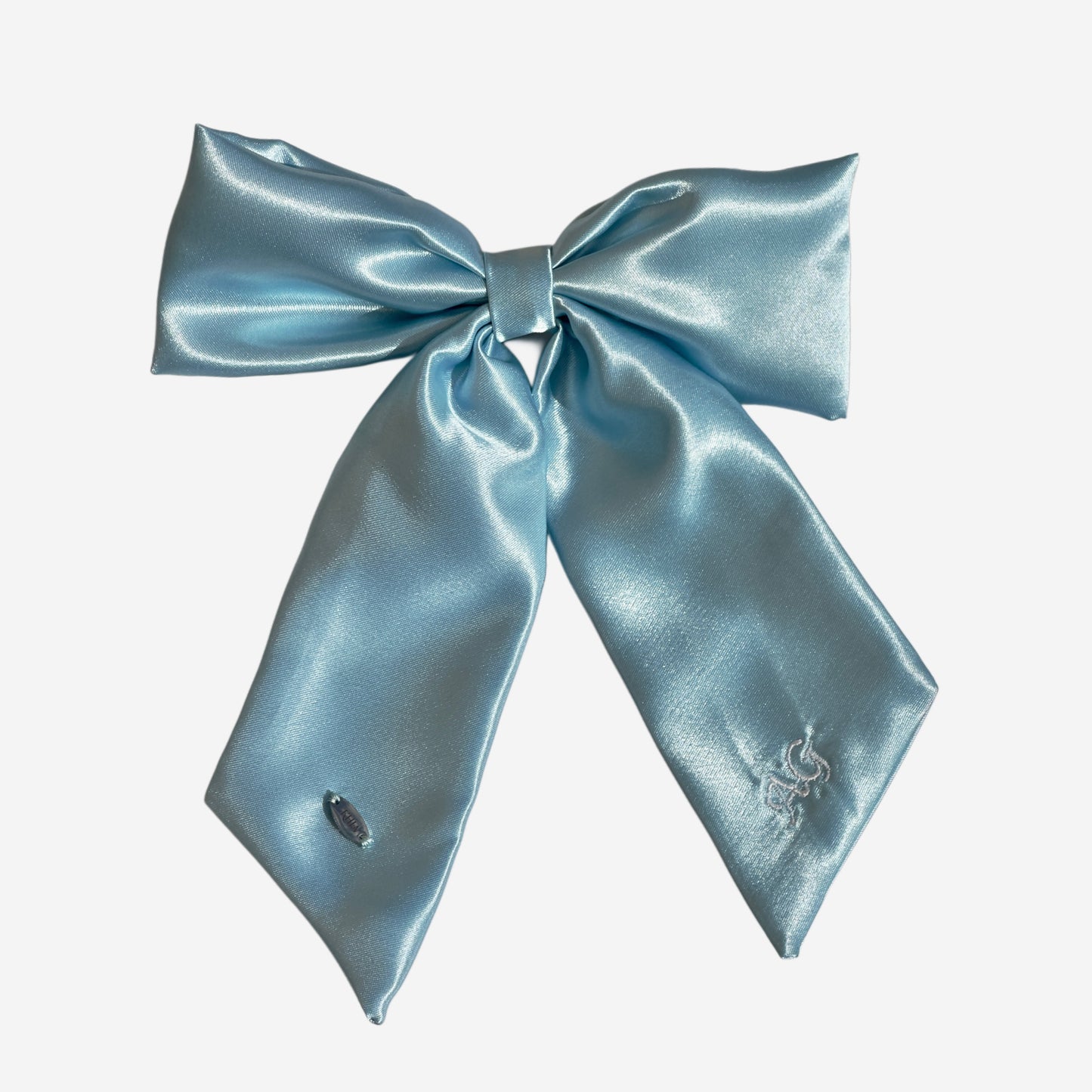 Fiocco Personalizzato in Raso Azzurro