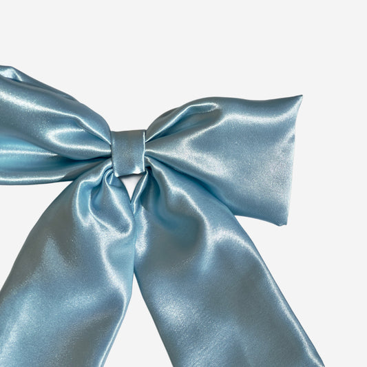 Fiocco Personalizzato in Raso Azzurro