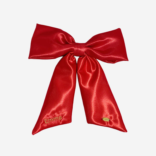 Fiocco Personalizzato in Raso Rosso