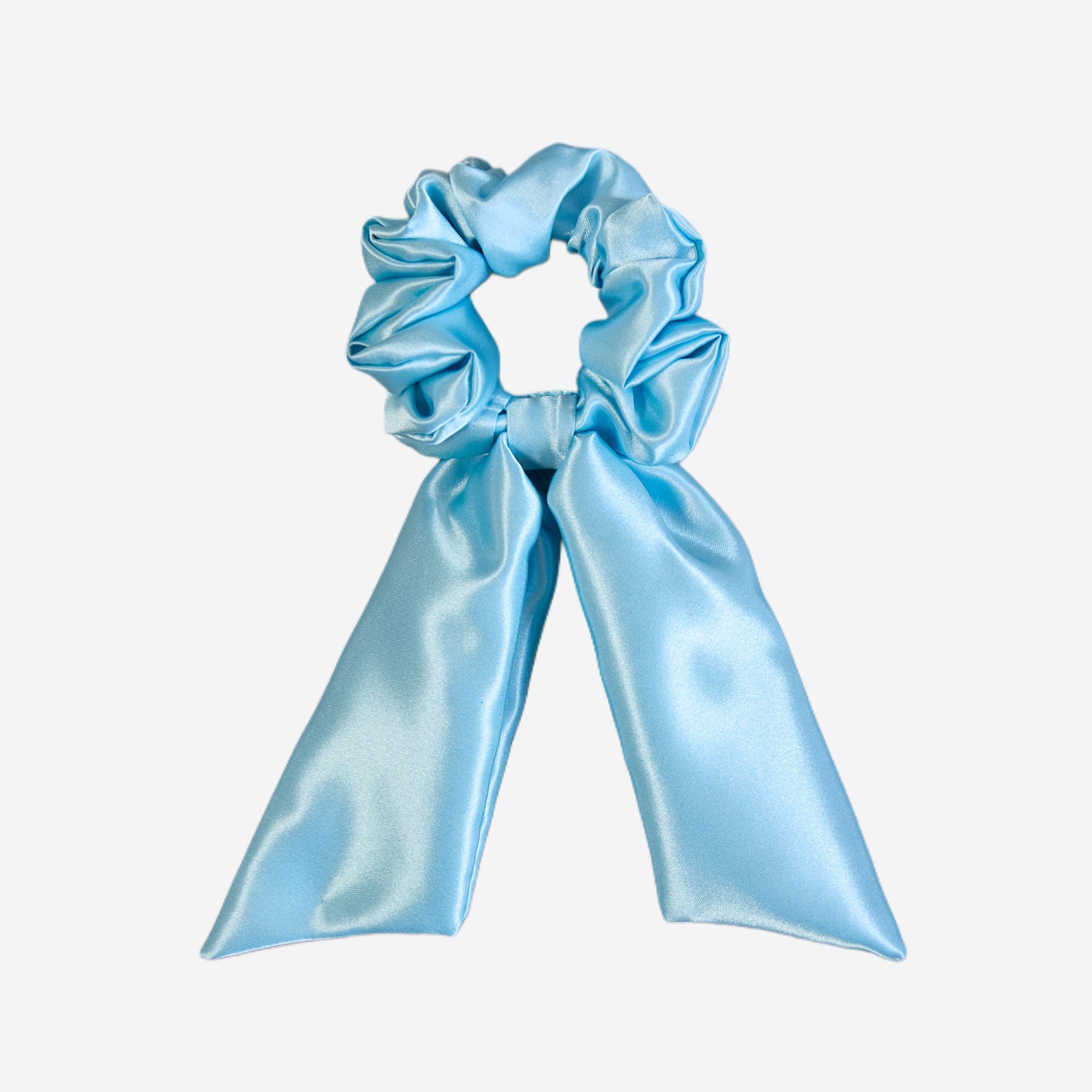 Scrunchie con Code Personalizzabile Azzurro